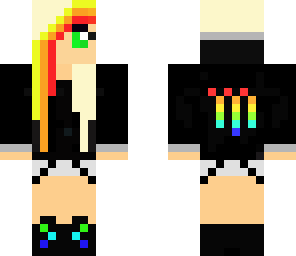 rainbow monster girl