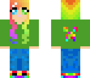 rainbow girl