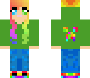 rainbow girl