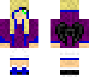 girl with blue hoodie and dark angel wings fixed 2