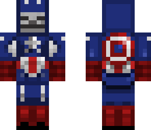 captain america skeleton