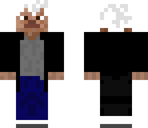 dan with white hair