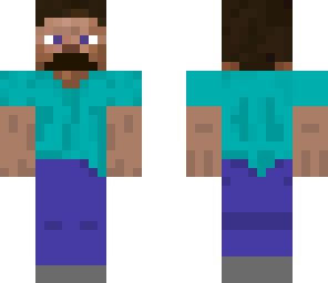 steve with a moustache