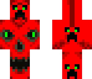 red scary creeper