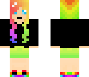 rainbow girl