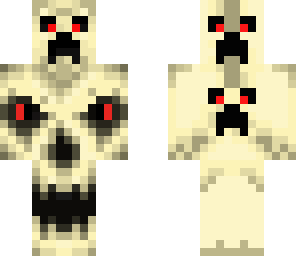 scary creeper 4 sided head