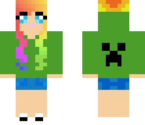 rainbow girl