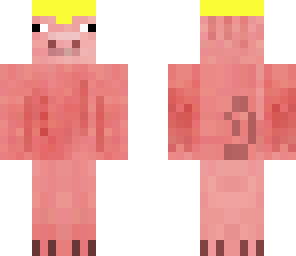 pigman with golden helmet