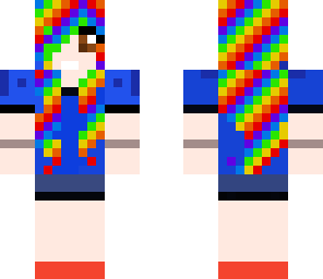 rainbow work girl