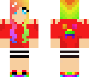 rainbow girl