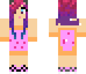 nyan cat girl poptart dress updated