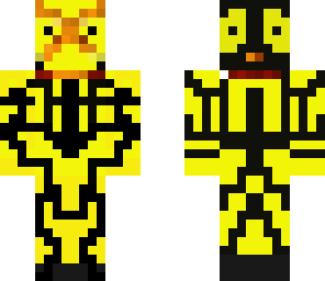 black and yellow