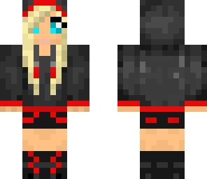 black - red