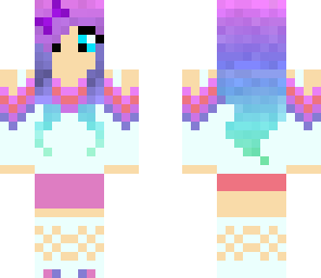 cute rainbow girl