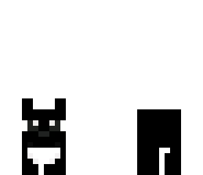 cute black dog