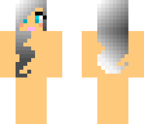 silver hair girl base