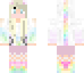 unicorn girl skin