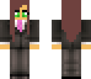 girl in a suit