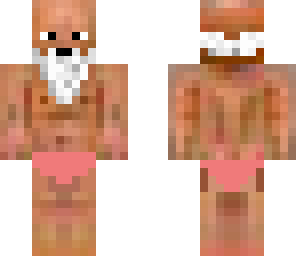old man bathing suit