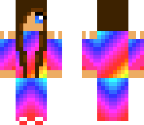 my girl teenager rainbow
