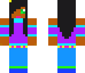 neon with headphones