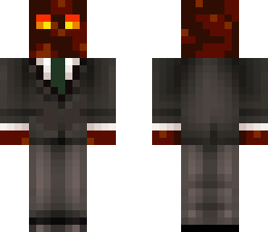 magma cube in a suit