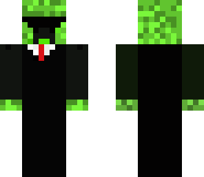 creeper in a tux