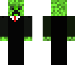 creeper in a tux