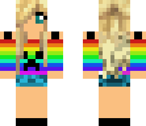 rainbow girl