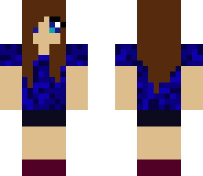 blue girl