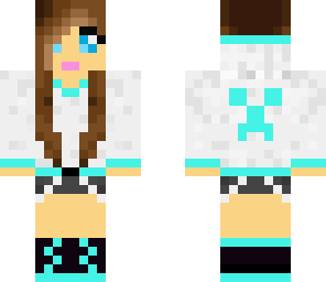 light blue creeper girl