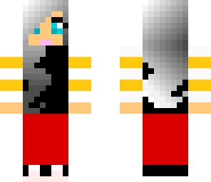 silver haired geek girl