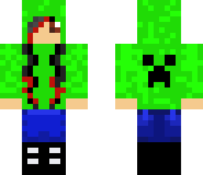 creeper hoodie girl