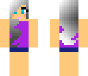silver haired girl