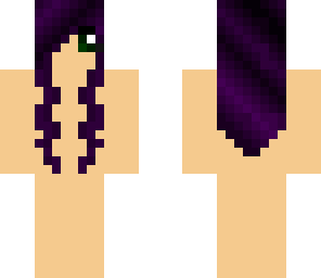 dark purple hair girl base
