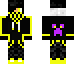 black and yellow