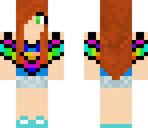 rainbow v-shaped top