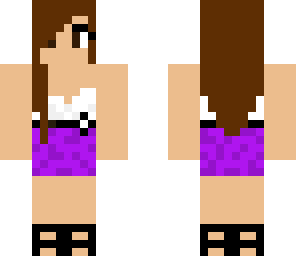 cute girl--purple prom girl