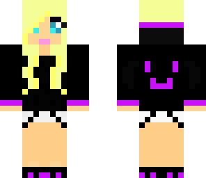 purple smiley girl