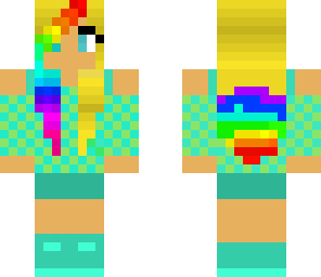 minty rainbow