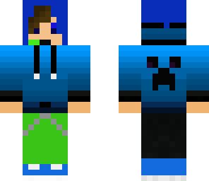 blue hoodie