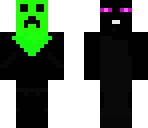 creeper- enderman