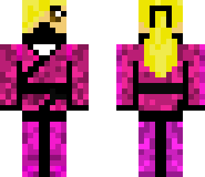 pink  ninja girl