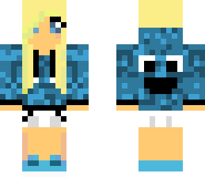 cookie monster girl without barret