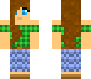 green shirt girl