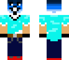 blue mask