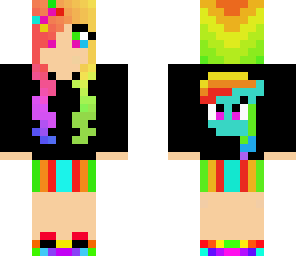 rainbow girl