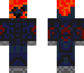 flaming demon