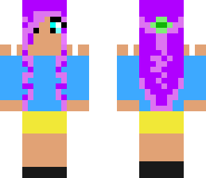cute girl purple