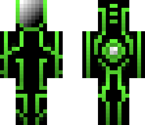 tron suit neon